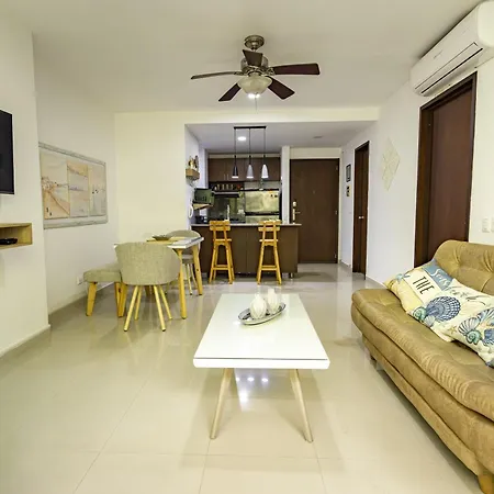 Paraíso Costero Morros Vitri La Boquilla Familiar 4 Personas Apartamento